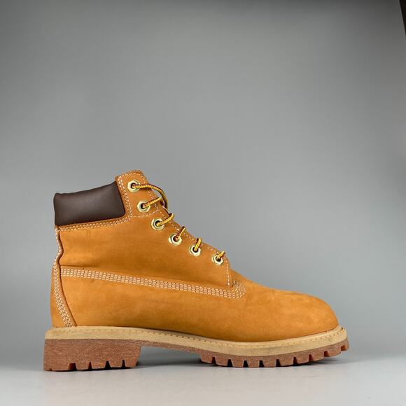 Men's 4.5 Women's 6 Timberland Wheat Nubuck Waterproof Workwear Hiking Boots EUC - Picture 5 of 8